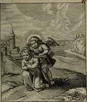 An illustration from Cl. Bruins Aanmerkingen, op Otto van Veens Zinnebeelden der goddelyke liefde (1726)