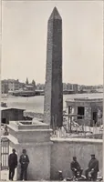 An illustration from Cleopatra's needle : an account of the negotiations leading up to its gift to the city of New York by the Khedive of Egypt, its removal and its history and inscriptions, reprinted from "Egypt and its betrayal" (1908)
