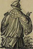 Picture 12 of 108 from Cleri totius Romanae ecclesiae subiecti, seu, Pontificiorvm ordinvm omnivm omnino vtrivsqve sexvs, habitvs, artificiosissimis figuris, quibus Francisci Modii singula octosticha adiecta sunt, nunc primùm à Ivdoco Ammanno expressi: neqve vnquam antehac similiter editi. Addito libello singvlari eivsdem Francisci Modij Brug. in quo cuiusque ordinis ecclesiastici origo, progressus & vestitus ratio breuiter ex variis historicis delineatur (1585), leaf 22