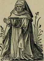 Picture 16 of 108 from Cleri totius Romanae ecclesiae subiecti, seu, Pontificiorvm ordinvm omnivm omnino vtrivsqve sexvs, habitvs, artificiosissimis figuris, quibus Francisci Modii singula octosticha adiecta sunt, nunc primùm à Ivdoco Ammanno expressi: neqve vnquam antehac similiter editi. Addito libello singvlari eivsdem Francisci Modij Brug. in quo cuiusque ordinis ecclesiastici origo, progressus & vestitus ratio breuiter ex variis historicis delineatur (1585), leaf 26