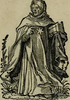 An illustration from Cleri totius Romanae ecclesiae subiecti, seu, Pontificiorvm ordinvm omnivm omnino vtrivsqve sexvs, habitvs, artificiosissimis figuris, quibus Francisci Modii singula octosticha adiecta sunt, nunc primùm à Ivdoco Ammanno expressi: neqve vnquam antehac similiter editi. Addito libello singvlari eivsdem Francisci Modij Brug. in quo cuiusque ordinis ecclesiastici origo, progressus & vestitus ratio breuiter ex variis historicis delineatur (1585)