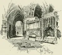 An illustration from Cloister life in the days of Coeur de Lion (1893)
