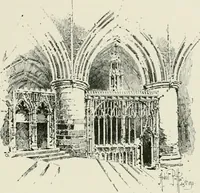 An illustration from Cloister life in the days of Coeur de Lion (1893)