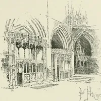 An illustration from Cloister life in the days of Coeur de Lion (1893)