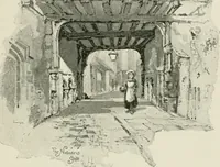 An illustration from Cloister life in the days of Coeur de Lion (1893)