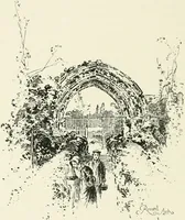 An illustration from Cloister life in the days of Coeur de Lion (1893)