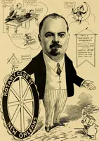An illustration from Club men of Louisiana in caricature (1917)