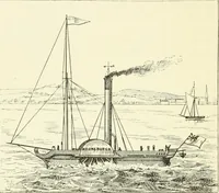 An illustration from The Clyde from its source to the sea, its development as a navigable river, the rise and progress of marine engineering and shipbuilding on its banks, and the leading historical, geological, and meteorological features of the Clyde Valley (1888)