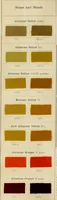 An illustration from The coal tar colours of Farbwerke vorm. Meister Lucius & Brüning, Hoechst on Main, Germany and their application in wool dyeing (1910)