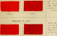 Picture 8 of 36 from The coal tar colours of Farbwerke vorm. Meister Lucius & Brüning, Hoechst on Main, Germany and their application in wool dyeing (1910), leaf 41