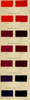 An illustration from The coal tar colours of Farbwerke vorm. Meister Lucius & Brüning, Hoechst on Main, Germany and their application in wool dyeing (1910)