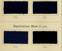 An illustration from The coal tar colours of Farbwerke vorm. Meister Lucius & Brüning, Hoechst on Main, Germany and their application in wool dyeing (1910)