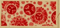 An illustration from The coal tar colours of Farbwerke vorm. Meister, Lucius & Brüning, Hoechst on Main, Germany, applied in calico printing (1908)