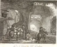 Picture 43 of 126 from Collection de cent-vingt estampes, gravée d'après les tableaux & dessins qui composoient le cabinet de m. Poullain ... précédée d'un abrégé historique de la vie des auteurs qui la composent ... Cette suite a été exécutée sous la direction du sieur Fr. Basan ... par de jeunes artistes des deux sexes, dont les talens se font connoître & accroissent de jour en jour. Le sr. Moitte ... en avoit fait les dessins, d'après les tableaux .. (1781), leaf 104