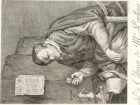 Picture 69 of 126 from Collection de cent-vingt estampes, gravée d'après les tableaux & dessins qui composoient le cabinet de m. Poullain ... précédée d'un abrégé historique de la vie des auteurs qui la composent ... Cette suite a été exécutée sous la direction du sieur Fr. Basan ... par de jeunes artistes des deux sexes, dont les talens se font connoître & accroissent de jour en jour. Le sr. Moitte ... en avoit fait les dessins, d'après les tableaux .. (1781), leaf 152