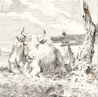 An illustration from Collection de cent-vingt estampes, gravée d'après les tableaux & dessins qui composoient le cabinet de m. Poullain ... précédée d'un abrégé historique de la vie des auteurs qui la composent ... Cette suite a été exécutée sous la direction du sieur Fr. Basan ... par de jeunes artistes des deux sexes, dont les talens se font connoître & accroissent de jour en jour. Le sr. Moitte ... en avoit fait les dessins, d'après les tableaux .. (1781)