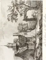 An illustration from Collection de cent-vingt estampes, gravée d'après les tableaux & dessins qui composoient le cabinet de m. Poullain ... précédée d'un abrégé historique de la vie des auteurs qui la composent ... Cette suite a été exécutée sous la direction du sieur Fr. Basan ... par de jeunes artistes des deux sexes, dont les talens se font connoître & accroissent de jour en jour. Le sr. Moitte ... en avoit fait les dessins, d'après les tableaux .. (1781)