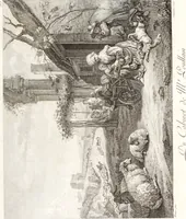 Picture 123 of 126 from Collection de cent-vingt estampes, gravée d'après les tableaux & dessins qui composoient le cabinet de m. Poullain ... précédée d'un abrégé historique de la vie des auteurs qui la composent ... Cette suite a été exécutée sous la direction du sieur Fr. Basan ... par de jeunes artistes des deux sexes, dont les talens se font connoître & accroissent de jour en jour. Le sr. Moitte ... en avoit fait les dessins, d'après les tableaux .. (1781), leaf 252