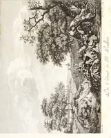 An illustration from Collection de cent-vingt estampes, gravée d'après les tableaux & dessins qui composoient le cabinet de m. Poullain ... précédée d'un abrégé historique de la vie des auteurs qui la composent ... Cette suite a été exécutée sous la direction du sieur Fr. Basan ... par de jeunes artistes des deux sexes, dont les talens se font connoître & accroissent de jour en jour. Le sr. Moitte ... en avoit fait les dessins, d'après les tableaux .. (1781)