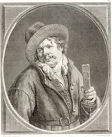 An illustration from Collection de cent-vingt estampes, gravée d'après les tableaux & dessins qui composoient le cabinet de m. Poullain ... précédée d'un abrégé historique de la vie des auteurs qui la composent ... Cette suite a été exécutée sous la direction du sieur Fr. Basan ... par de jeunes artistes des deux sexes, dont les talens se font connoître & accroissent de jour en jour. Le sr. Moitte ... en avoit fait les dessins, d'après les tableaux .. (1781)