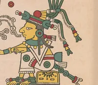 An illustration from Codex Fejérváry-Mayer : manuscrit Mexicain précolombien des Free Public Museums de Liverpool (M 12014) (1901)