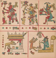 Picture 9 of 14 from Codex Fejérváry-Mayer : manuscrit Mexicain précolombien des Free Public Museums de Liverpool (M 12014) (1901), leaf 66