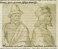 An illustration from Coelestis physiognomoniae libri sex Ioan. Baptistae Portae Neapolitani : vnde quis facile ex humani vultus extima inspectione, poterit ex coniectura futura praesagire : in quibus etiam astrologia refellitur, & inanis, & imaginaria demonstratur (1603)