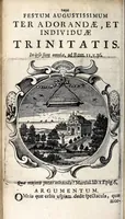 An illustration from Coelum empyreum : non vanis & fictis constellationum monstris belluatum, sed divum domus domini Jesu Christi, ejusque illibatae virginis matris Mariae, sanctorum apostolorum ... splendide illustratum : omnibus verbi Dei ecclesiastis, ad honestos mores, & divinos amores auditorum animis inserendos, morali doctrina, sacra ac profana historia lucubratum (1669)