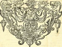 An illustration from Coelum sephiroticum, Hebraeorum, : per portas intelligentiae, Moysi revelatas interiores naturalium rerum characteres ... manifestans, ex vetustissima Hebraica veritate medicinae, chymiae, astronomiae, astrologiae, botanicae, zoologiae, anthropologiae, aliarumque scientiarum nova principia ... explicans ... (1679)