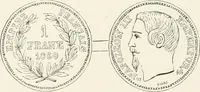 Picture 17 of 88 from The coin book, comprising a history of coinage; a synopsis of the mint laws of the United States; statistics of the coinage from 1792 to 1870; list of current gold and silver coins, and their custom house values; a dictionary of all coins known in ancient and modern times, with their values; the gold and silver product of each state to 1870; list of works on coinage; the daily price of gold from 1862 to 1871. With engravings of the principal coins (1872), leaf 171
