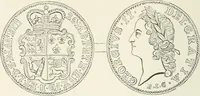 An illustration from The coin book, comprising a history of coinage; a synopsis of the mint laws of the United States; statistics of the coinage from 1792 to 1870; list of current gold and silver coins, and their custom house values; a dictionary of all coins known in ancient and modern times, with their values; the gold and silver product of each state to 1870; list of works on coinage; the daily price of gold from 1862 to 1871. With engravings of the principal coins (1872)
