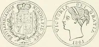 Picture 25 of 88 from The coin book, comprising a history of coinage; a synopsis of the mint laws of the United States; statistics of the coinage from 1792 to 1870; list of current gold and silver coins, and their custom house values; a dictionary of all coins known in ancient and modern times, with their values; the gold and silver product of each state to 1870; list of works on coinage; the daily price of gold from 1862 to 1871. With engravings of the principal coins (1872), leaf 179