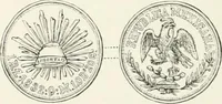 Picture 38 of 88 from The coin book, comprising a history of coinage; a synopsis of the mint laws of the United States; statistics of the coinage from 1792 to 1870; list of current gold and silver coins, and their custom house values; a dictionary of all coins known in ancient and modern times, with their values; the gold and silver product of each state to 1870; list of works on coinage; the daily price of gold from 1862 to 1871. With engravings of the principal coins (1872), leaf 195