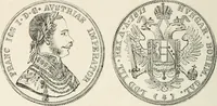 An illustration from The coin book, comprising a history of coinage; a synopsis of the mint laws of the United States; statistics of the coinage from 1792 to 1870; list of current gold and silver coins, and their custom house values; a dictionary of all coins known in ancient and modern times, with their values; the gold and silver product of each state to 1870; list of works on coinage; the daily price of gold from 1862 to 1871. With engravings of the principal coins (1872)