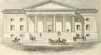 An illustration from The coin book, comprising a history of coinage; a synopsis of the mint laws of the United States; statistics of the coinage from 1792 to 1870; list of current gold and silver coins, and their custom house values; a dictionary of all coins known in ancient and modern times, with their values; the gold and silver product of each state to 1870; list of works on coinage; the daily price of gold from 1862 to 1871. With engravings of the principal coins (1872)