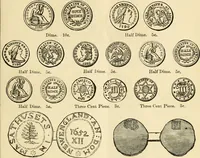 Picture 11 of 122 from coin chart manual : supplementary to Thompson's Bank note and commercial reporter, containing facsimiles of all the gold and silver coins found in circulation, throughout the world, with the intrinsic value of each, The (1879), leaf 14
