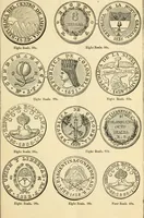Picture 26 of 122 from coin chart manual : supplementary to Thompson's Bank note and commercial reporter, containing facsimiles of all the gold and silver coins found in circulation, throughout the world, with the intrinsic value of each, The (1879), leaf 22