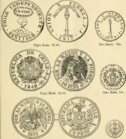 Picture 30 of 122 from coin chart manual : supplementary to Thompson's Bank note and commercial reporter, containing facsimiles of all the gold and silver coins found in circulation, throughout the world, with the intrinsic value of each, The (1879), leaf 24