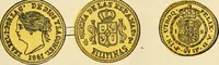 Picture 42 of 122 from coin chart manual : supplementary to Thompson's Bank note and commercial reporter, containing facsimiles of all the gold and silver coins found in circulation, throughout the world, with the intrinsic value of each, The (1879), leaf 28