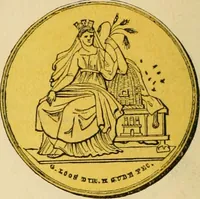 Picture 57 of 122 from coin chart manual : supplementary to Thompson's Bank note and commercial reporter, containing facsimiles of all the gold and silver coins found in circulation, throughout the world, with the intrinsic value of each, The (1879), leaf 35