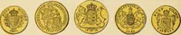 Picture 60 of 122 from coin chart manual : supplementary to Thompson's Bank note and commercial reporter, containing facsimiles of all the gold and silver coins found in circulation, throughout the world, with the intrinsic value of each, The (1879), leaf 35
