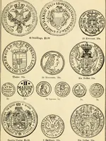 Picture 69 of 122 from coin chart manual : supplementary to Thompson's Bank note and commercial reporter, containing facsimiles of all the gold and silver coins found in circulation, throughout the world, with the intrinsic value of each, The (1879), leaf 42