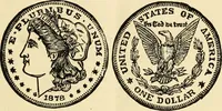 Picture 2 of 122 from coin chart manual : supplementary to Thompson's Bank note and commercial reporter, containing facsimiles of all the gold and silver coins found in circulation, throughout the world, with the intrinsic value of each, The (1879), leaf 6