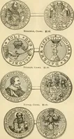 Picture 111 of 122 from coin chart manual : supplementary to Thompson's Bank note and commercial reporter, containing facsimiles of all the gold and silver coins found in circulation, throughout the world, with the intrinsic value of each, The (1879), leaf 62