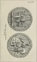 An illustration from Coins, medals, and seals, ancient and modern. Illustrated and described. With a sketch of the history of coins and coinage, instructions for young collectors, tables of comparative rarity, price lists of English and American coins, medals and tokens, &c., &c (1861)