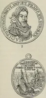 An illustration from Coins, medals, and seals, ancient and modern. Illustrated and described. With a sketch of the history of coins and coinage, instructions for young collectors, tables of comparative rarity, price lists of English and American coins, medals and tokens, &c., &c (1861)