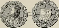 An illustration from Coins, medals, and seals, ancient and modern. Illustrated and described. With a sketch of the history of coins and coinage, instructions for young collectors, tables of comparative rarity, price lists of English and American coins, medals and tokens, &c., &c (1861)