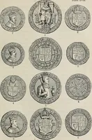 An illustration from Coins, medals, and seals, ancient and modern. Illustrated and described. With a sketch of the history of coins and coinage, instructions for young collectors, tables of comparative rarity, price lists of English and American coins, medals and tokens, &c., &c (1861)