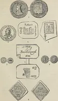 An illustration from Coins, medals, and seals, ancient and modern. Illustrated and described. With a sketch of the history of coins and coinage, instructions for young collectors, tables of comparative rarity, price lists of English and American coins, medals and tokens, &c., &c (1861)