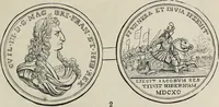 An illustration from Coins, medals, and seals, ancient and modern. Illustrated and described. With a sketch of the history of coins and coinage, instructions for young collectors, tables of comparative rarity, price lists of English and American coins, medals and tokens, &c., &c (1861)